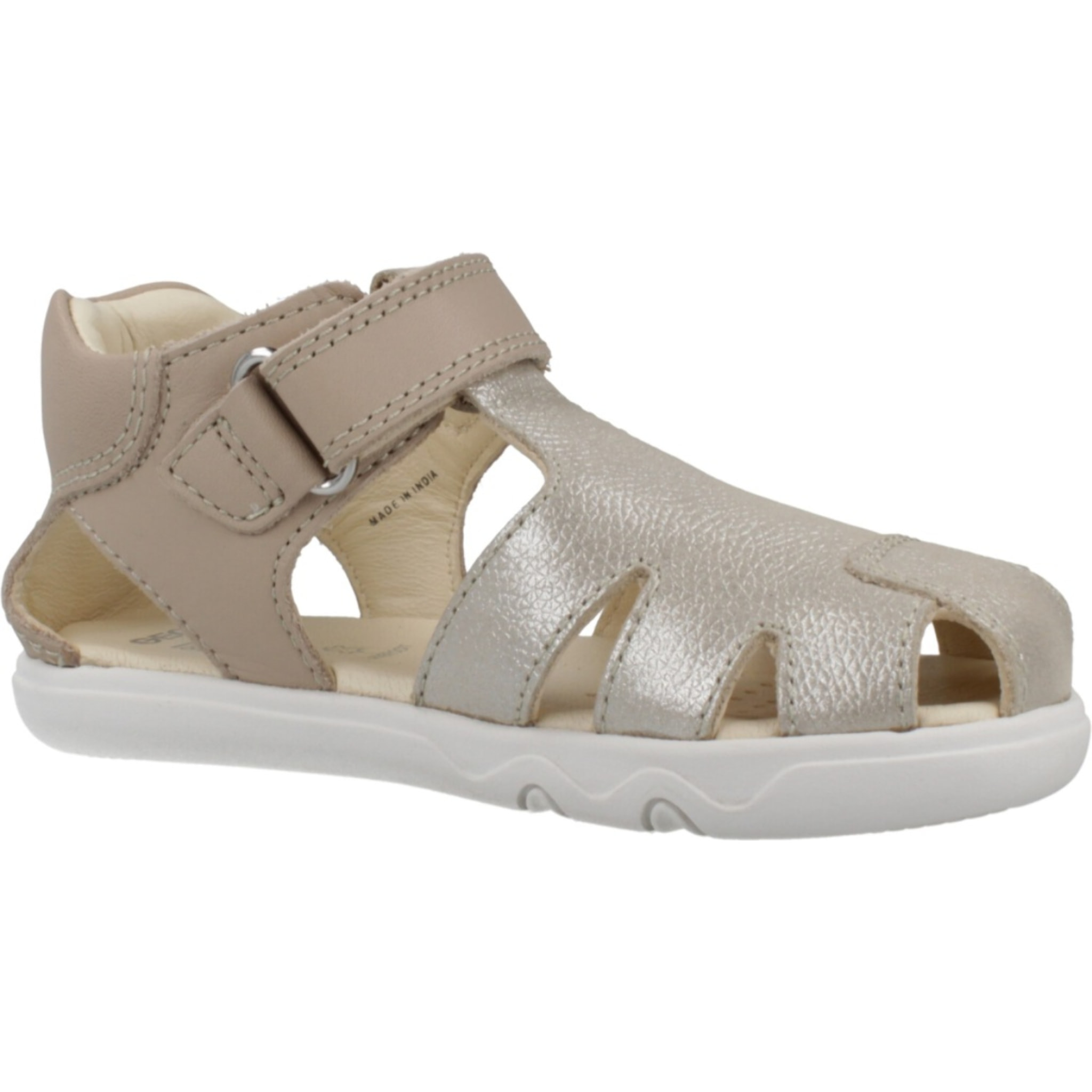 Sandalias Niña de la marca GEOX  modelo B SANDAL STEPPIEUP ORO