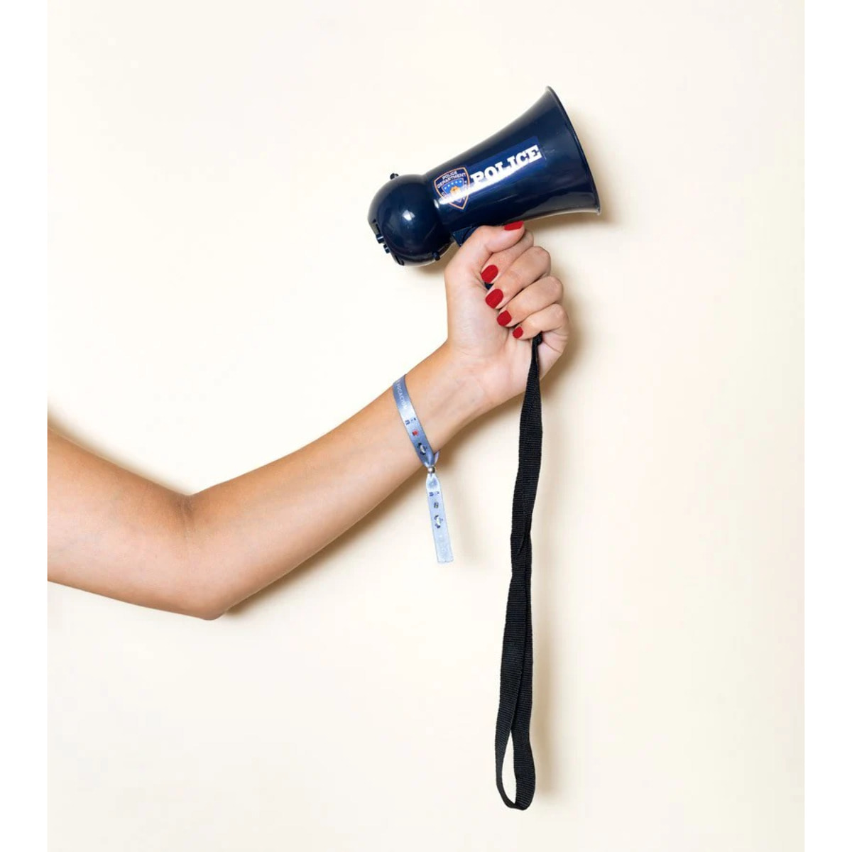 Pulsera Tela "Policía de profesión, héroe de vocación"