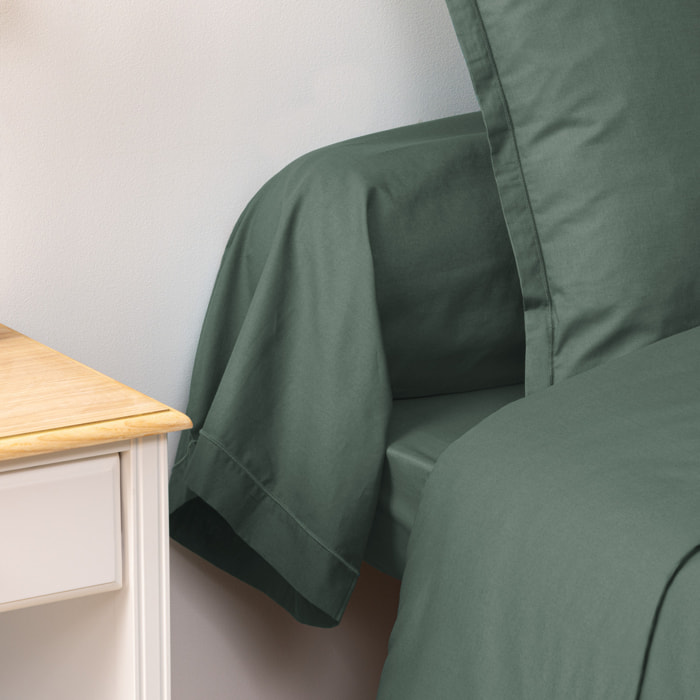 Taie de traversin "Carina" 85x185cm vert céladon