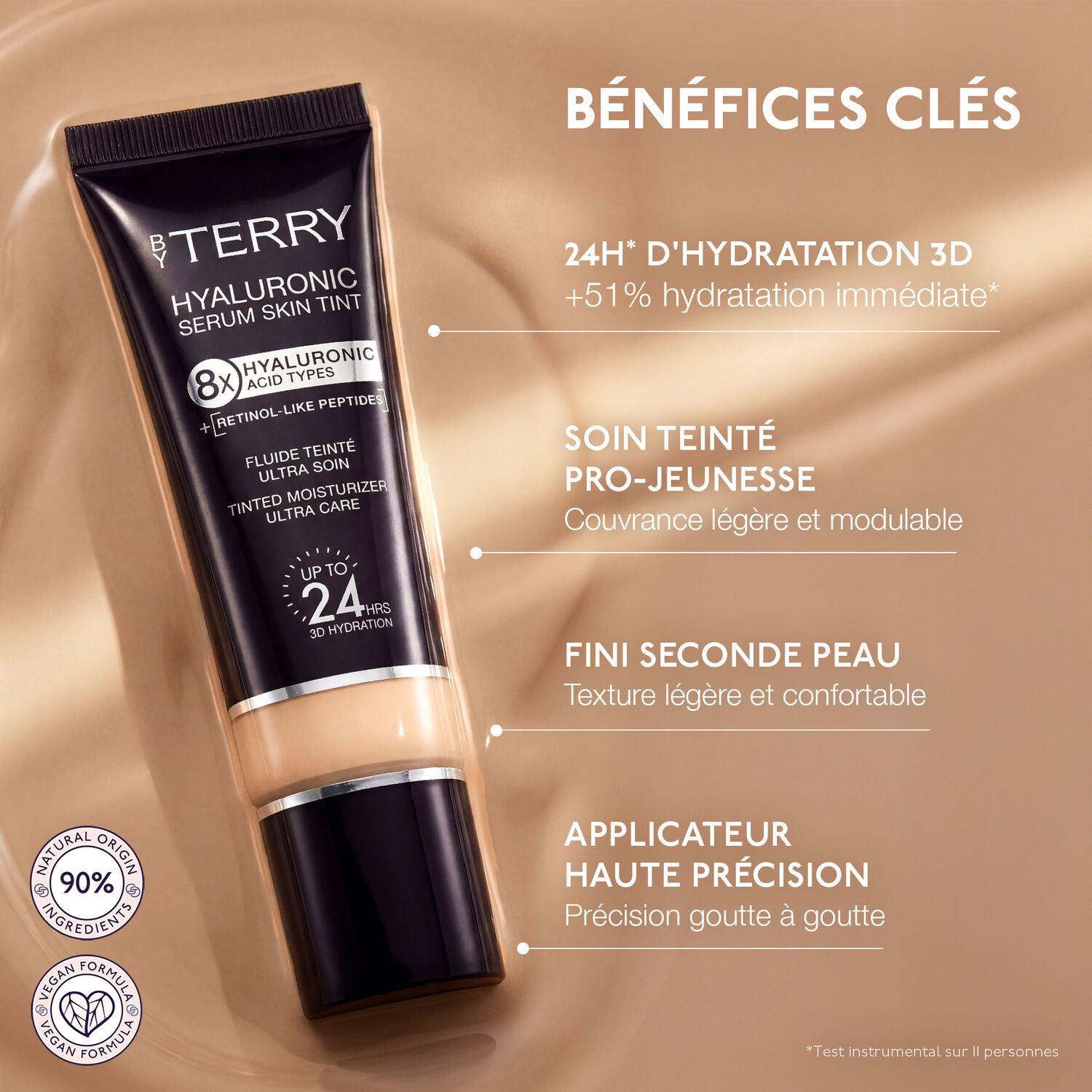 Hyaluronic Serum Skin Tint - N9 DEEP EBONY