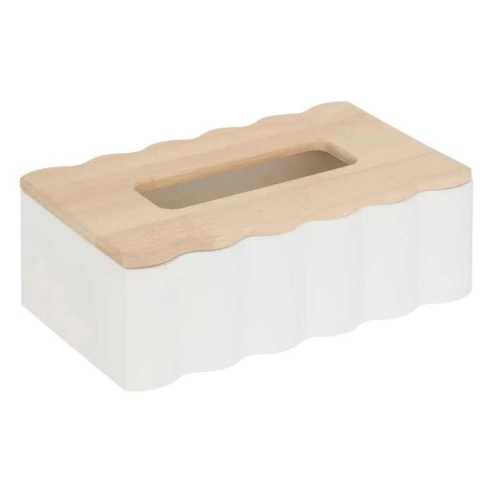 Boîte déco Cherie blanc L24xp9xH15cm