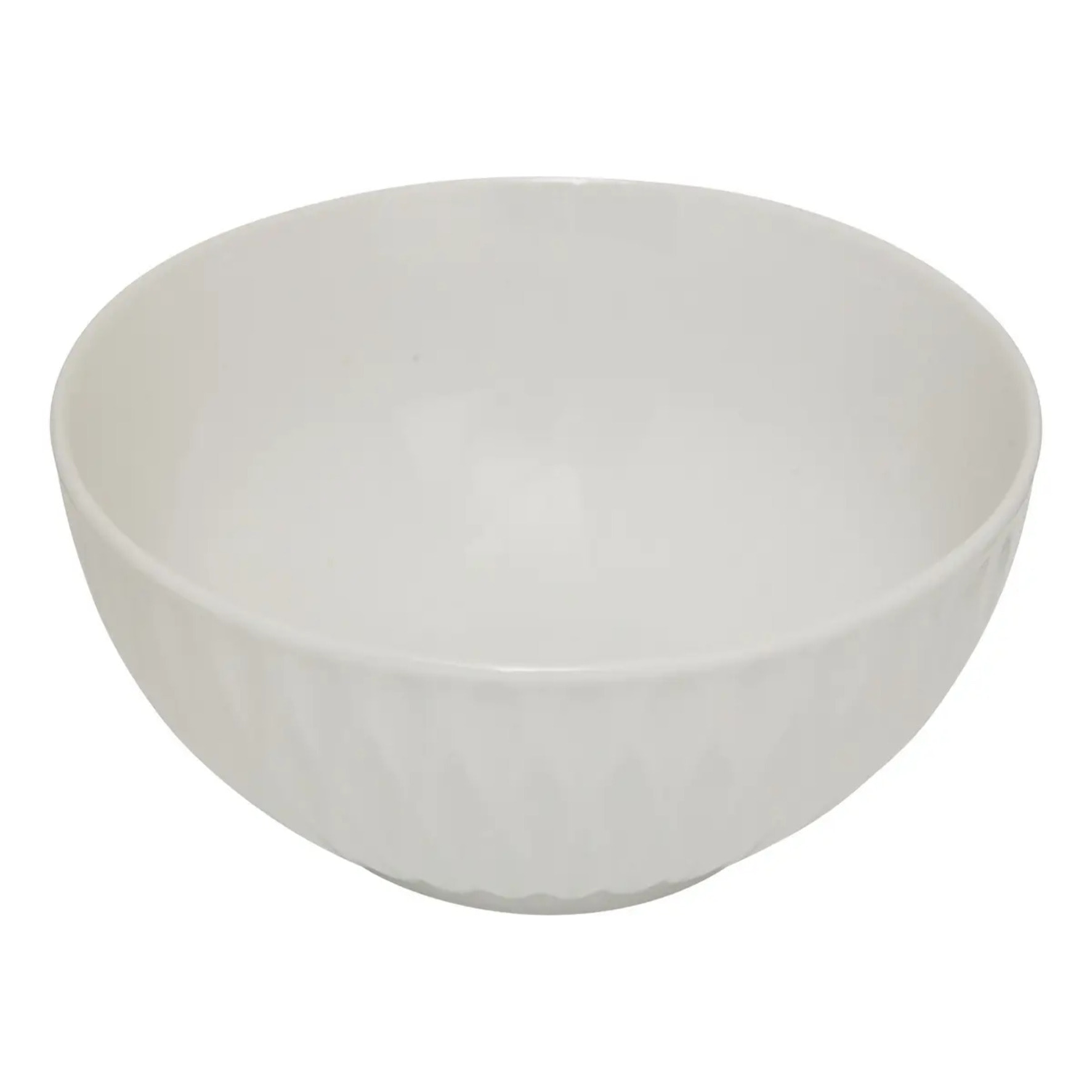 Bol strié blanc 65cl