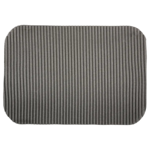 Tapis de vaisselle microfibre 32x44,5cm gris