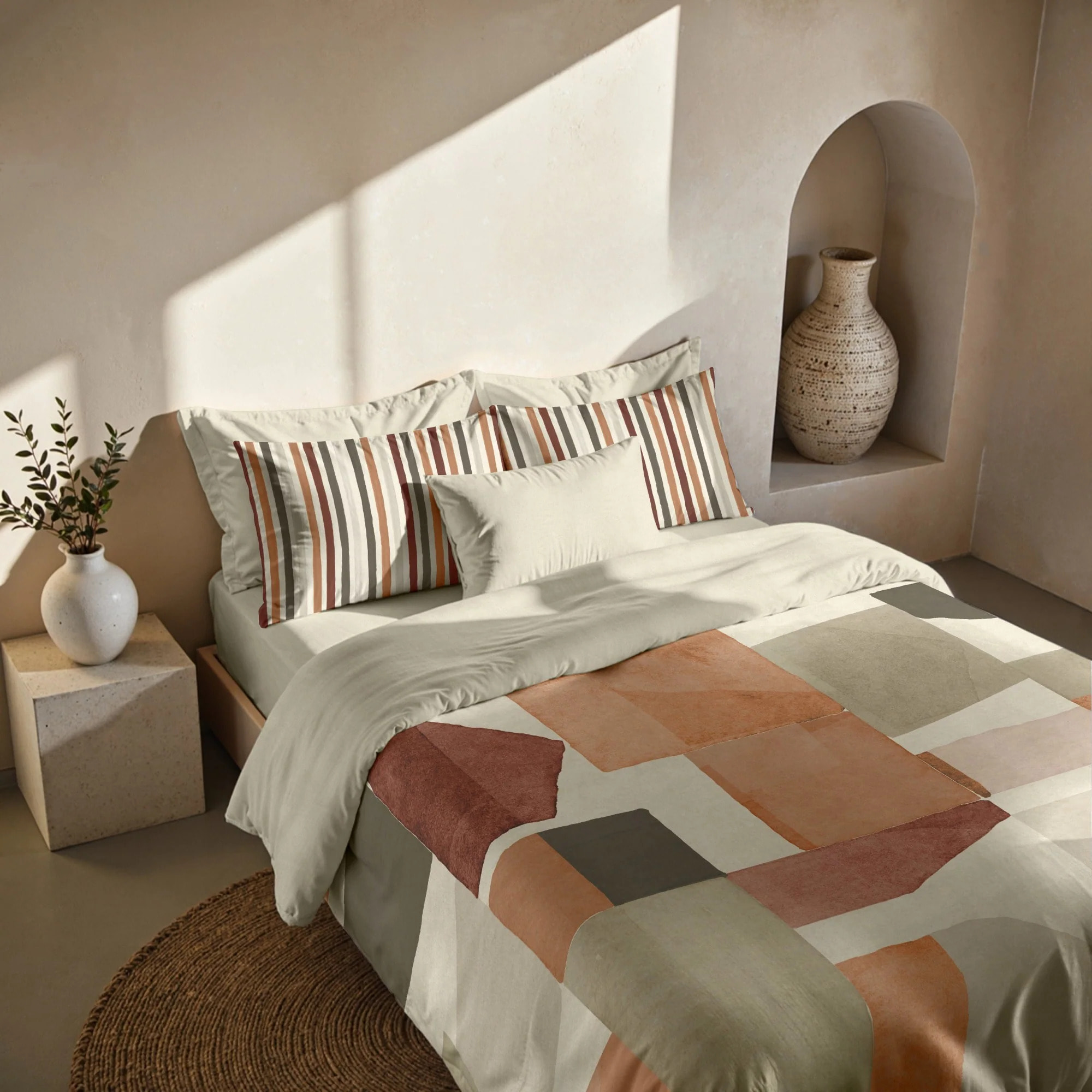 Housse de couette en popeline 80 fils Torrent