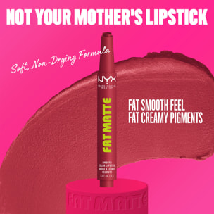 NYX Professional Makeup Fat Matte Rouge à Lèvres Mat Crémeux Plushin' Plum