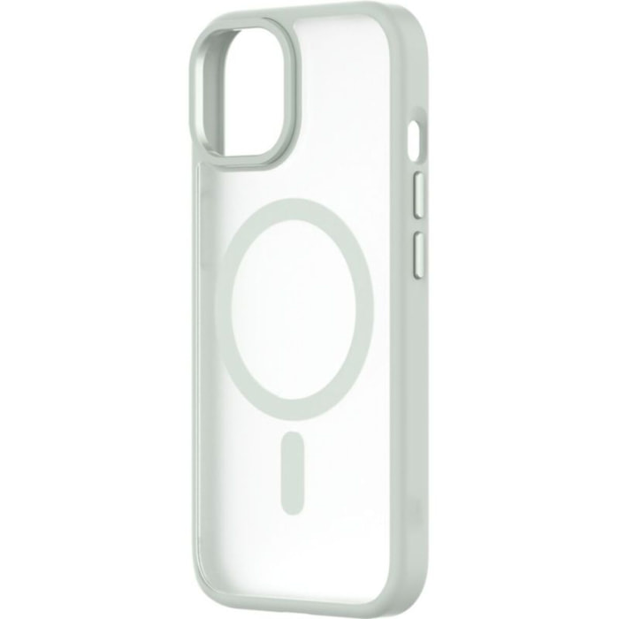 Coque bumper QDOS Iphone 15 Hybrid soft SNAP MagSafe Vert