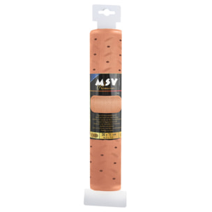 MSV Tapis Fond de douche antidérapant Caoutchouc CLASS 54x54cm Pêche