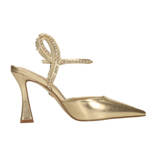 Décolleté sling back Donna Tata Italia Dorato
