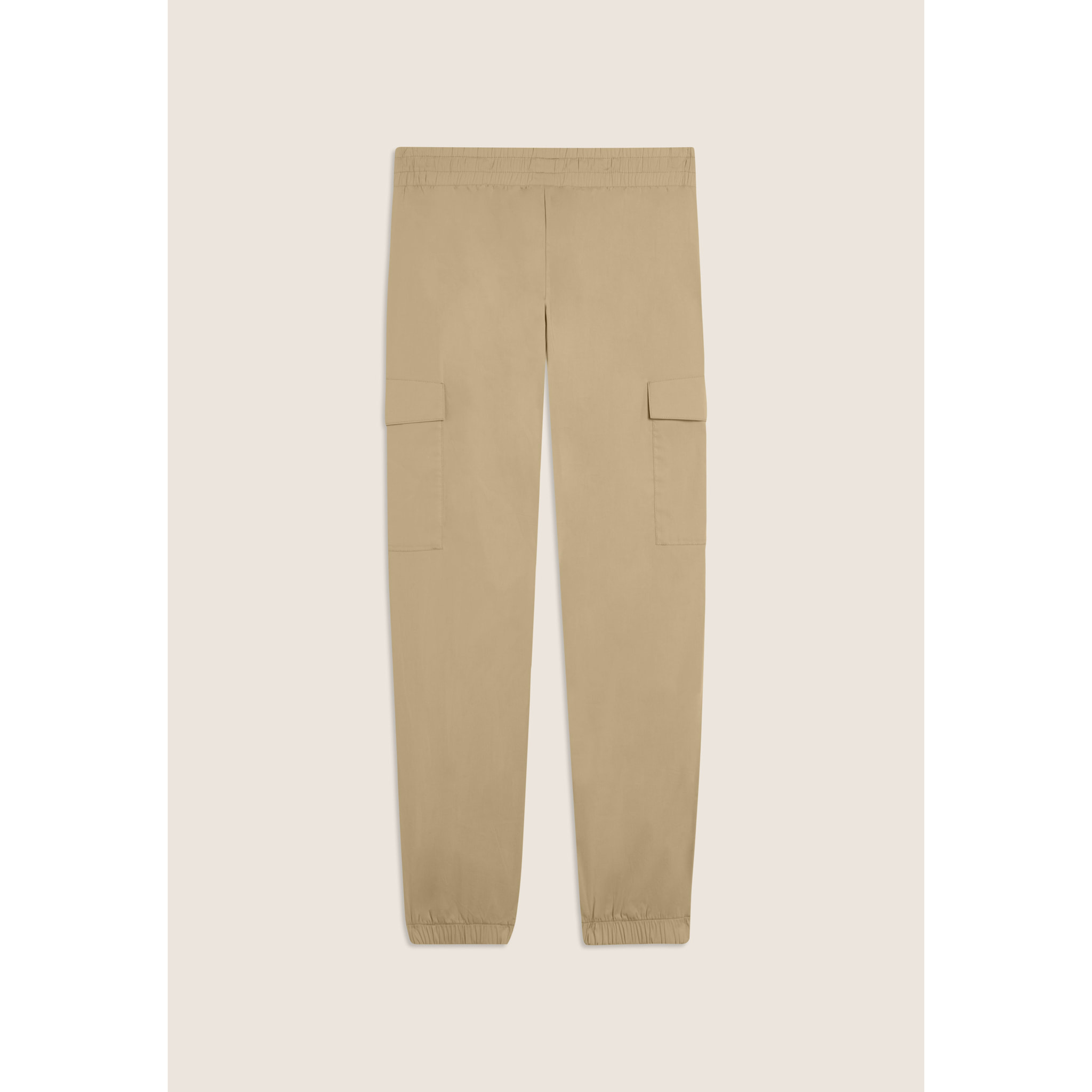 Pantaloni Cargo in Popeline elasticizzato