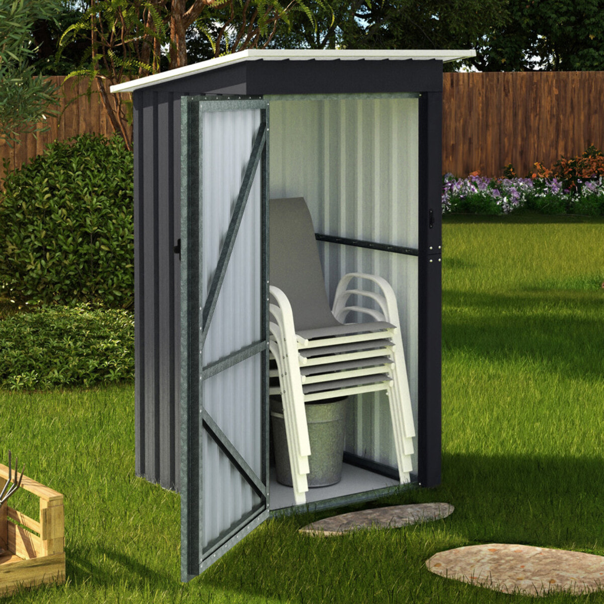 Abri de jardin Bogota en métal