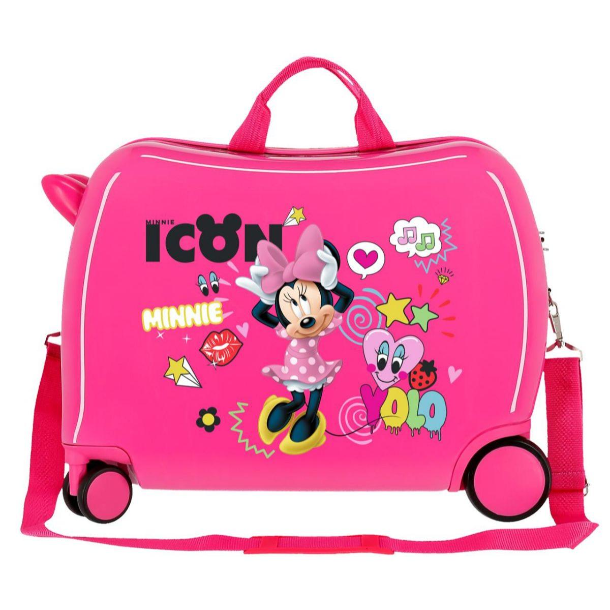 Valigia Cavalcabile Minnie Icon Lei Disney Fuxia