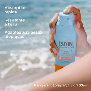 Transparent Spray Wet Skin - Crème solaire corps SPF30 250ml