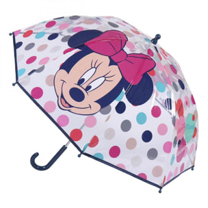 Disney Minnie Ombrello Bambina Pois manuale trasparente Lei Disney Multicolor