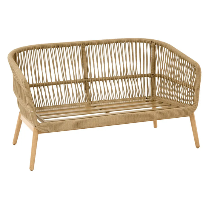 Canapé de jardin Orissa 2 places beige