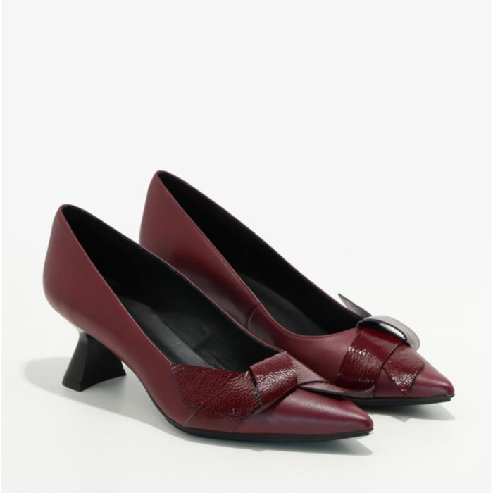 ZAPATOS DE SALÓN BURDEOS KADIL