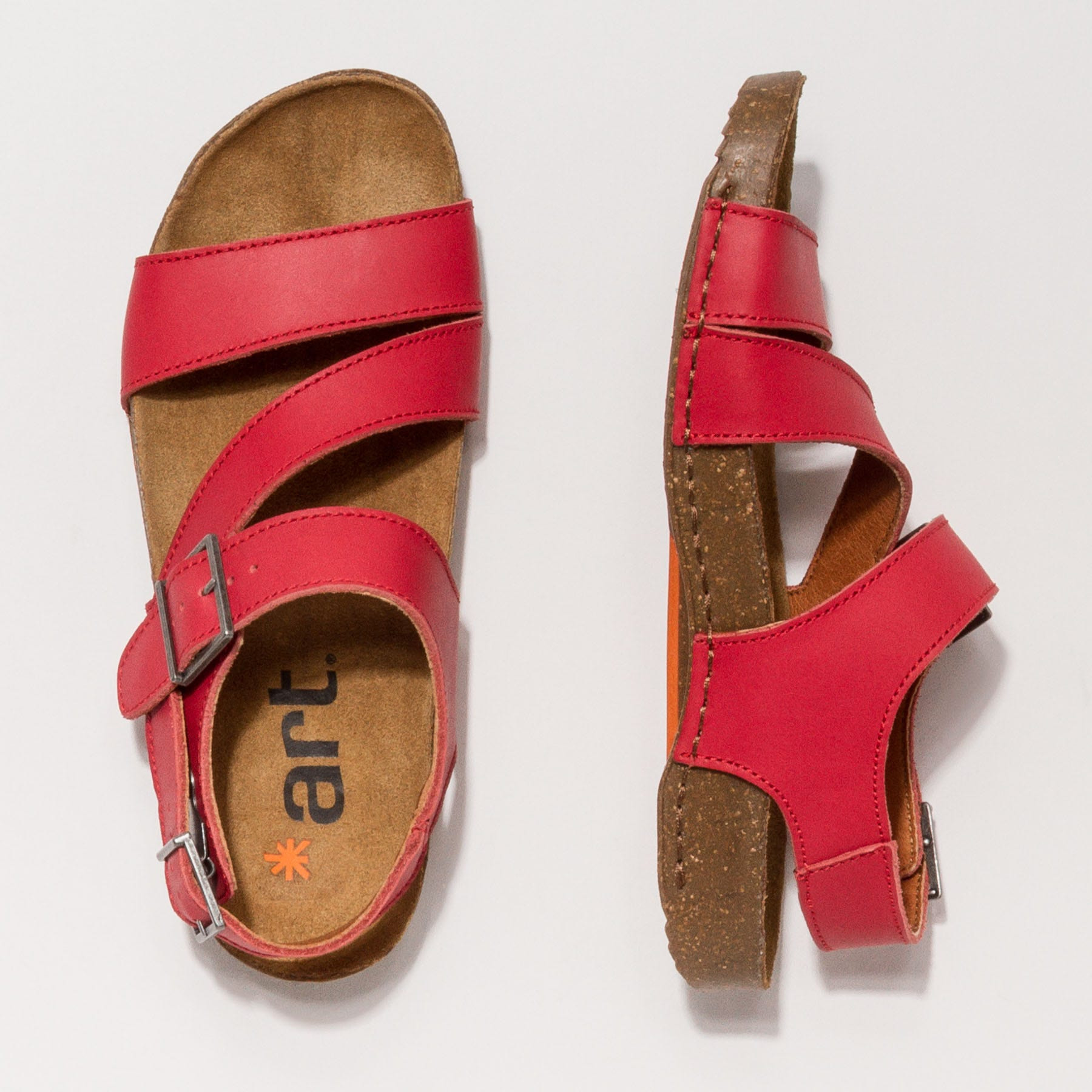 Sandalias 0999 GRASS RED / I BREATHE color Red