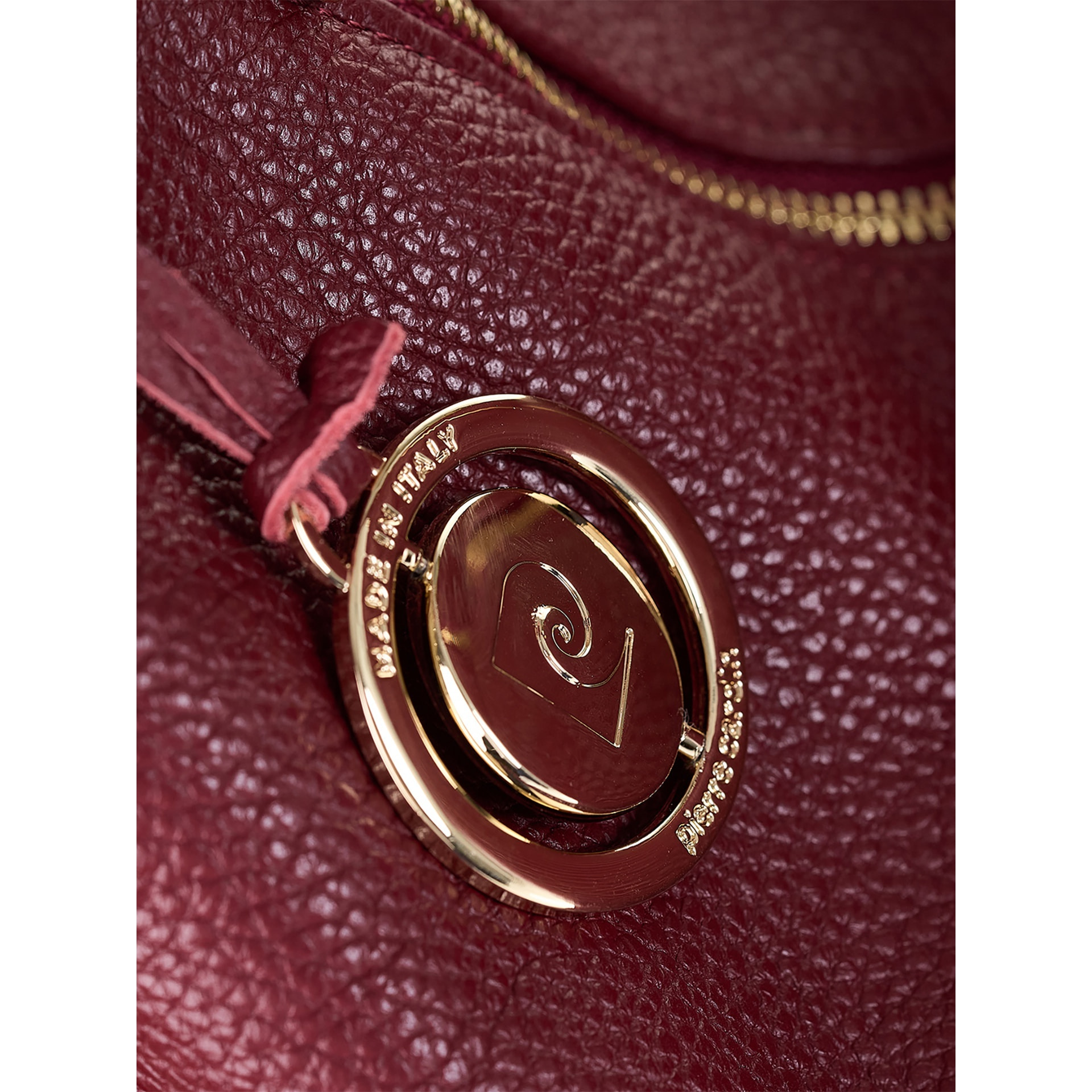 Borsa a spalla da donna Made in Italy - Modello Aveline - 100% pelle - 45.0 x 24.0 x 8.0 cm