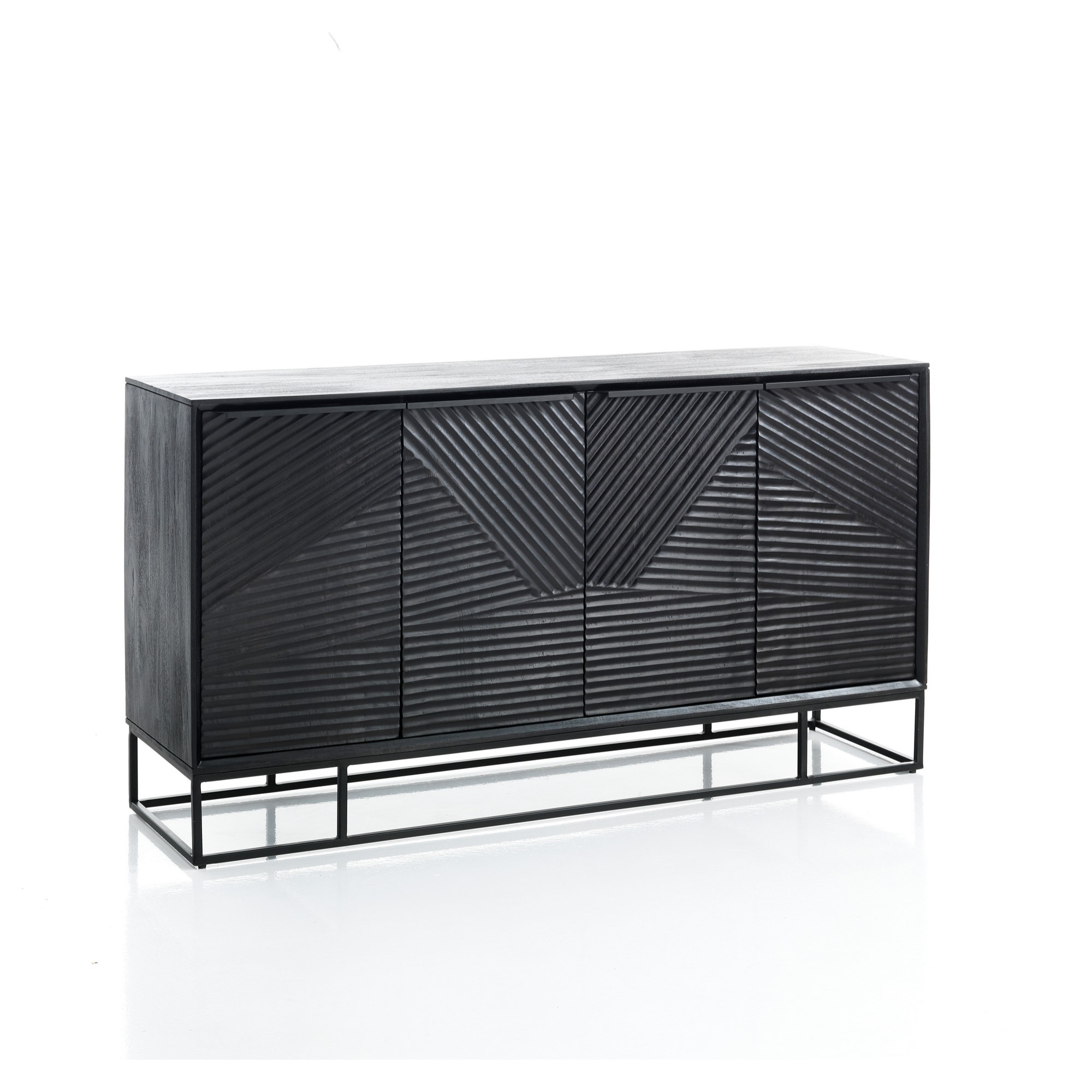 Tomasucci buffet 4 portes HORO Noir