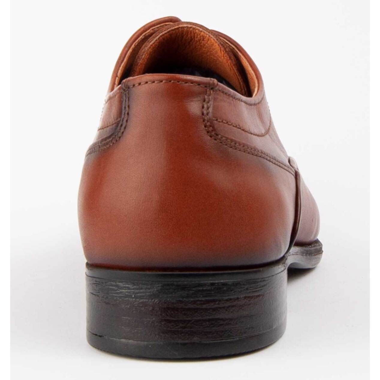Zapato Oxford De Piel - Marron