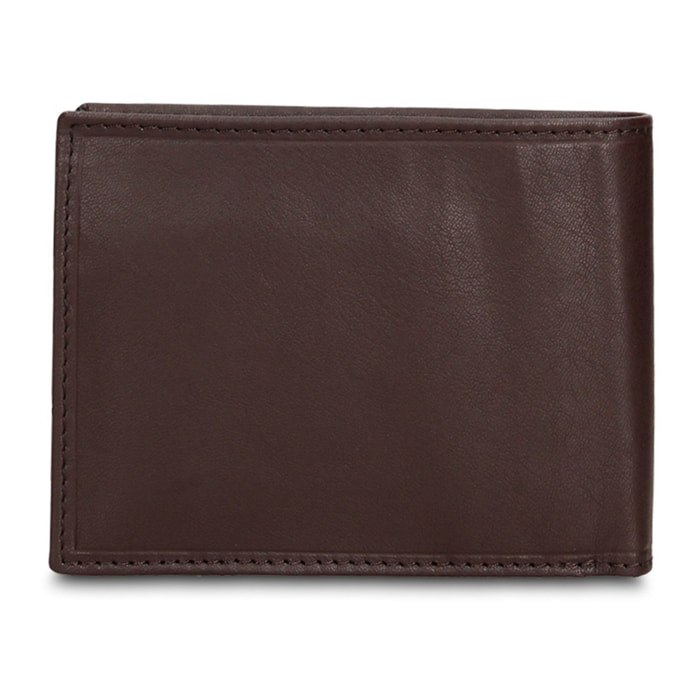 Portafoglio uomo in vera pelle - Modello Astero Plus - Casual - 13.0 x 10.0 x 2.0 cm