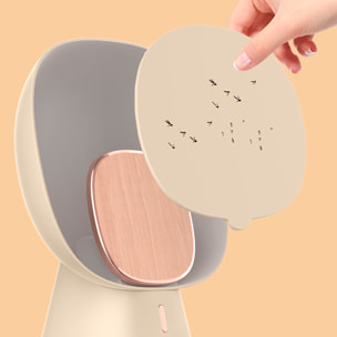 Trappola per zanzare multifunzione con ricarica wireless da 5W.