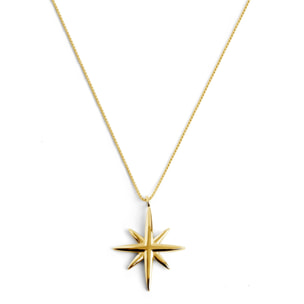 Collier Guidance Argent Plaqué Or
