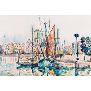 Tableau la rochelle de paul signac  Tableau alu Dibond