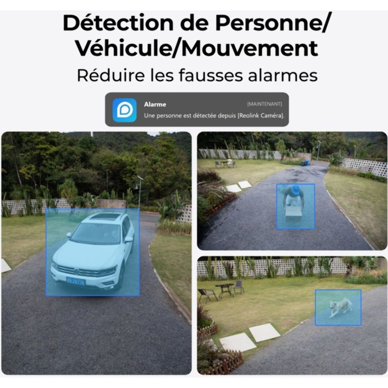 Caméra de surveillance REOLINK W320 Blanche