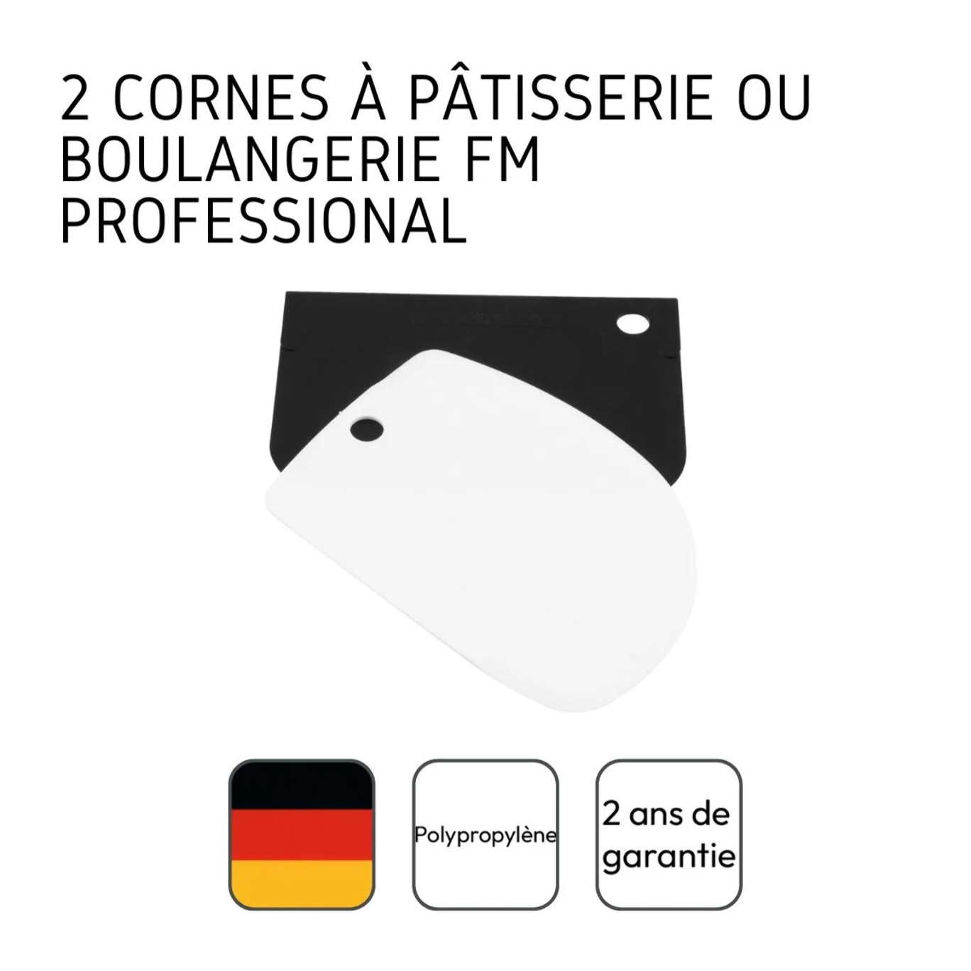 Lot de 2 cornes à pâtisserie FM Professional