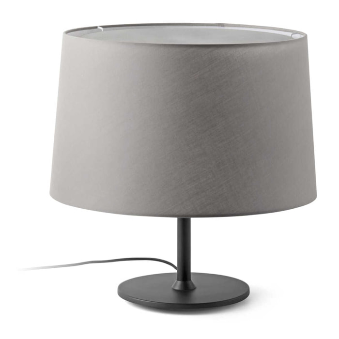 WINDSOR Lampada da tavolo nera/grigio