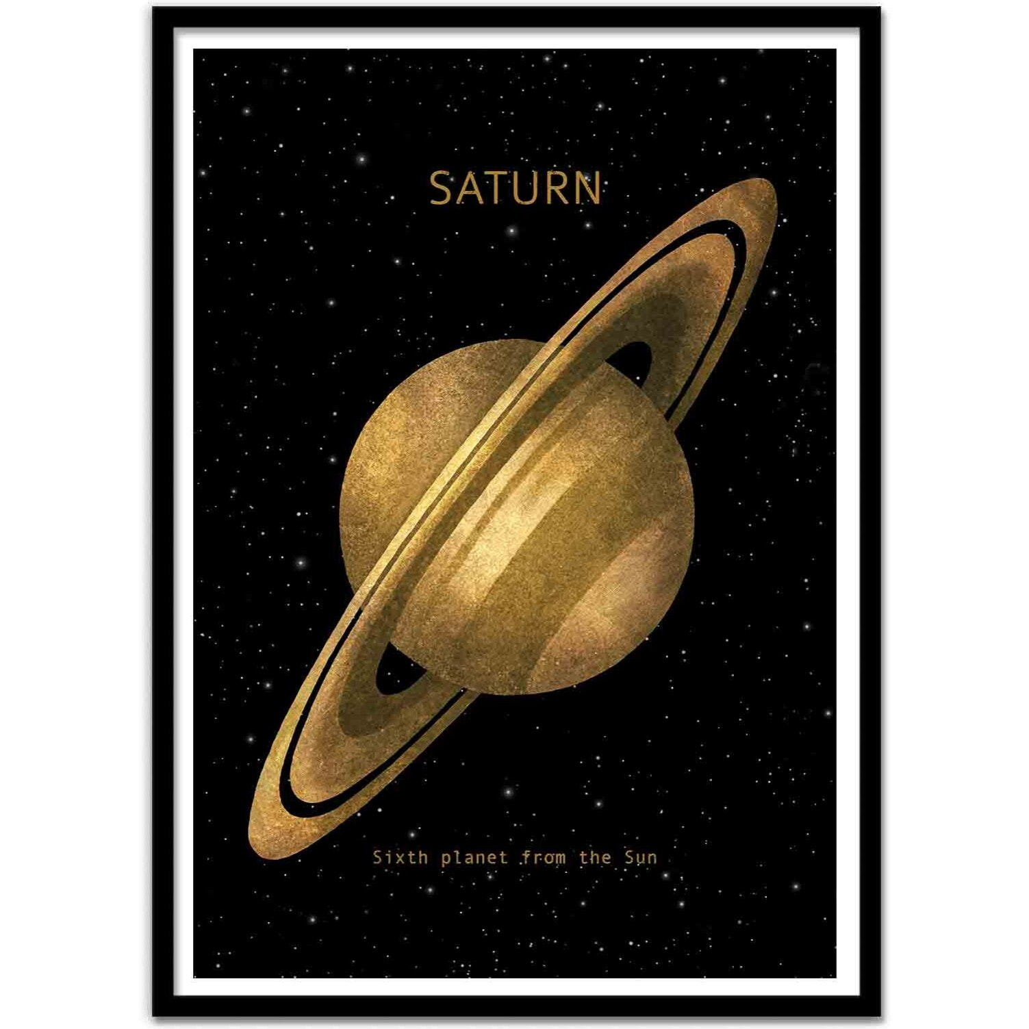 Affiche - Saturn - Terry Fan
