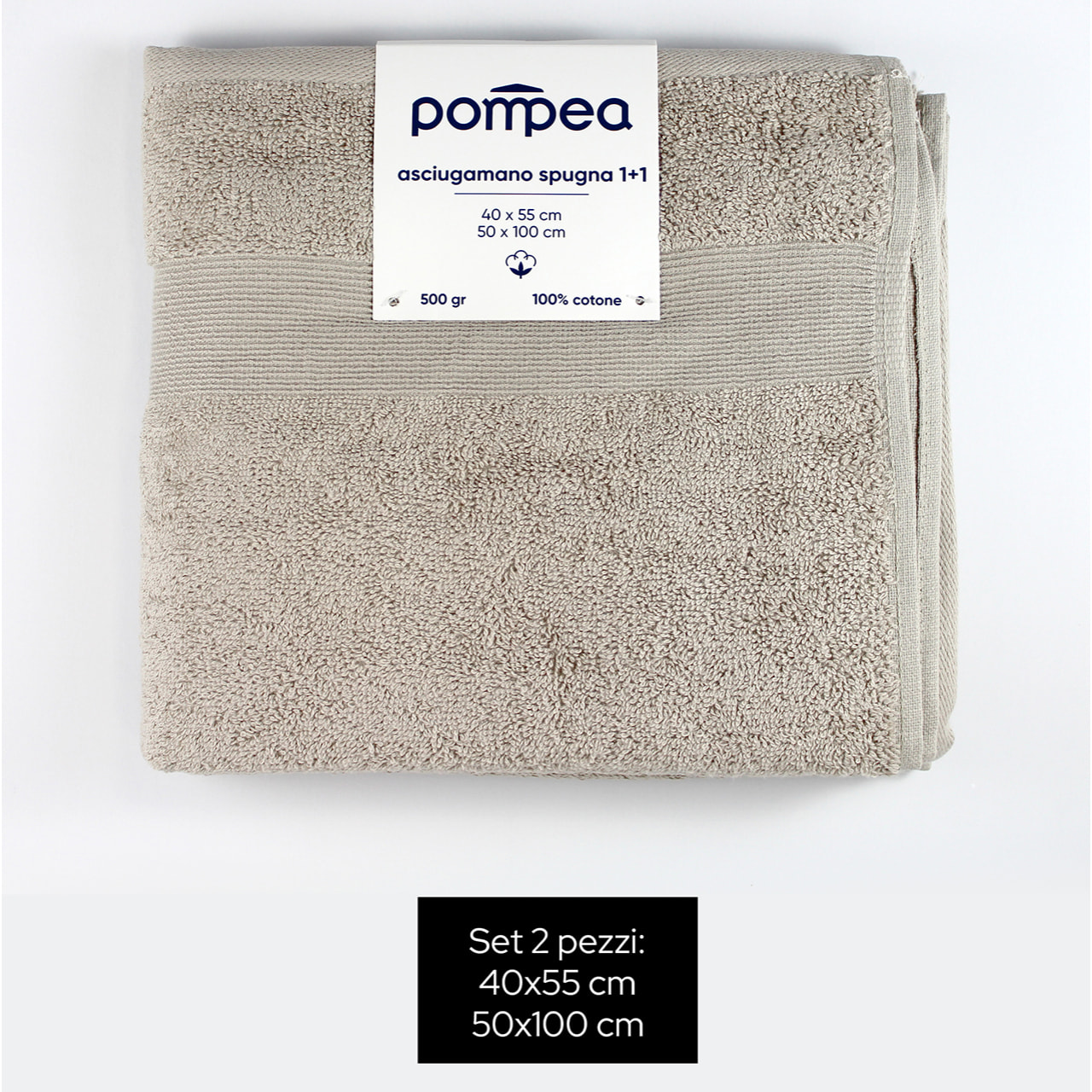 Set Spugna Viso + Ospite