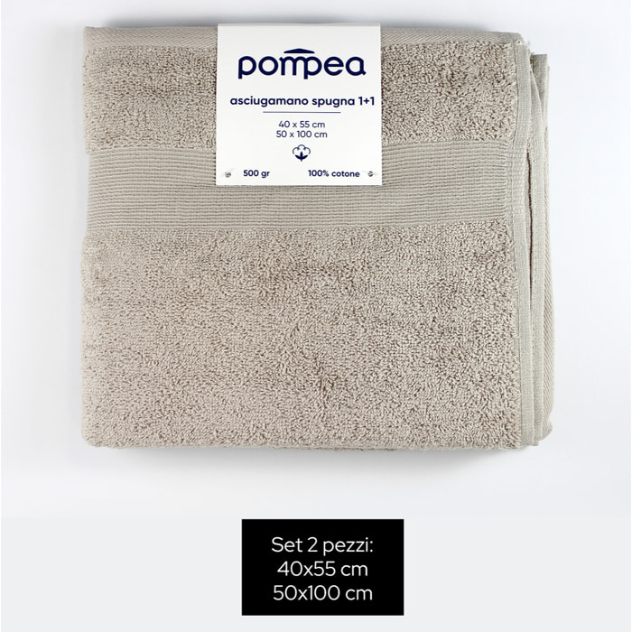 Set Spugna Viso + Ospite