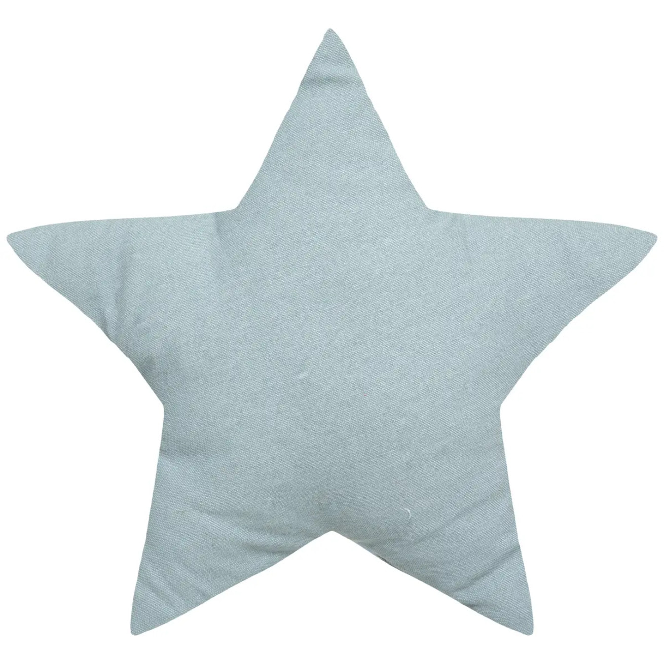 Coussin enfant "Berlingot" étoile - coton - bleu - 40x40 cm