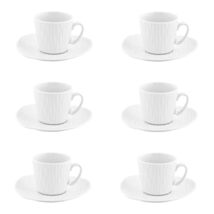 Set da caffè Ylang da 6 pezzi in porcellana
