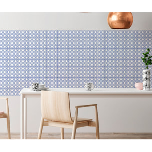 Stickers muraux - Sticker Mural Carrelage adhésif Cuisine Salle de Bain - 60 STICKERS CARREAUX DE CIMENT ORIENTAL NADOR