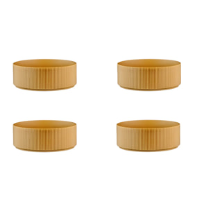 Bol SCANDI Ø16,5cm - 4 pièces - Ocre