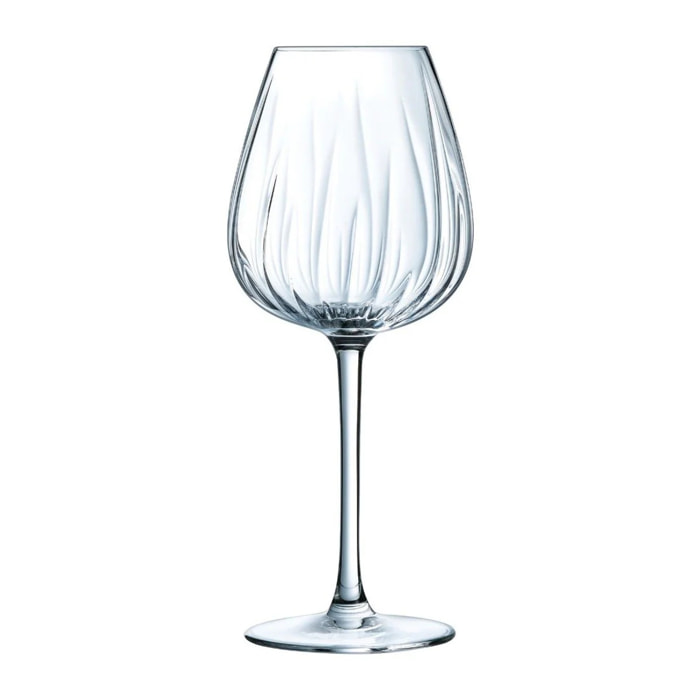 8 copas de vidrio 47 cl Swirly - Cristal d'Arques