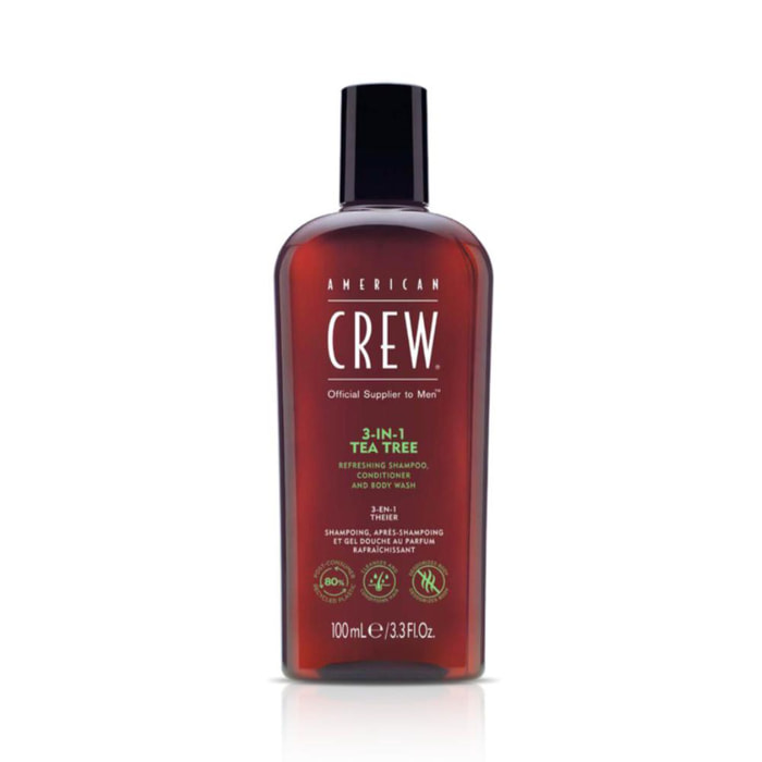 3-en-1 Arbre à Thé - Shampoing 3 en 1 Revitalisant et Hydratant