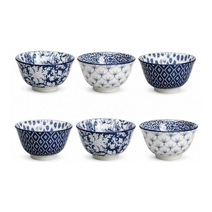 Lot de 6 bols médiums, MAJORELLE