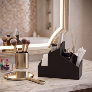compartiment de rangement simple ABS SKYLINE Noir Spirella