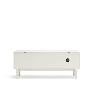 Mueble de televisión Arista con 2 cajones y 1 puerta abatible negro