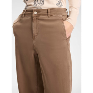 Elena Mirò - Pantalones anchos - Marrón