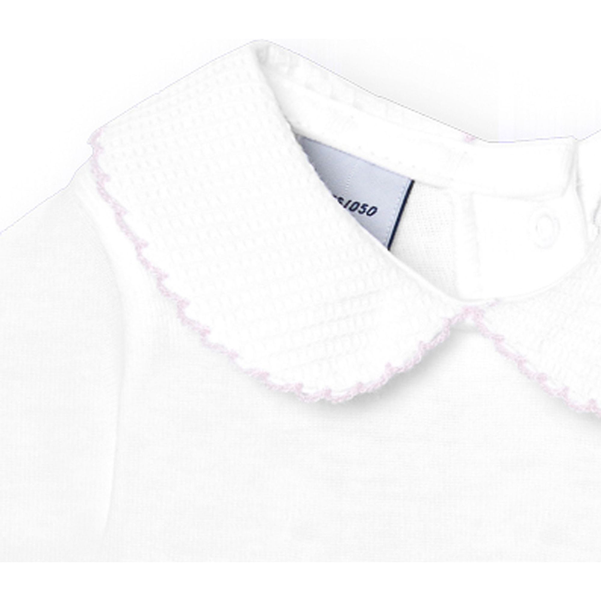 Body bebé manga corta cuello piqué