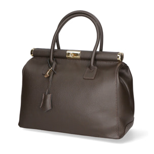 Borsa a mano da donna - Modello Aleria - Vera pelle - 35.0 x 26.0 x 16.0 cm