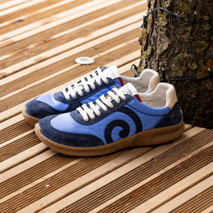 Zapatos N5435A MULTI MATERIAL TOTAL BLACK/OROEL color Total black