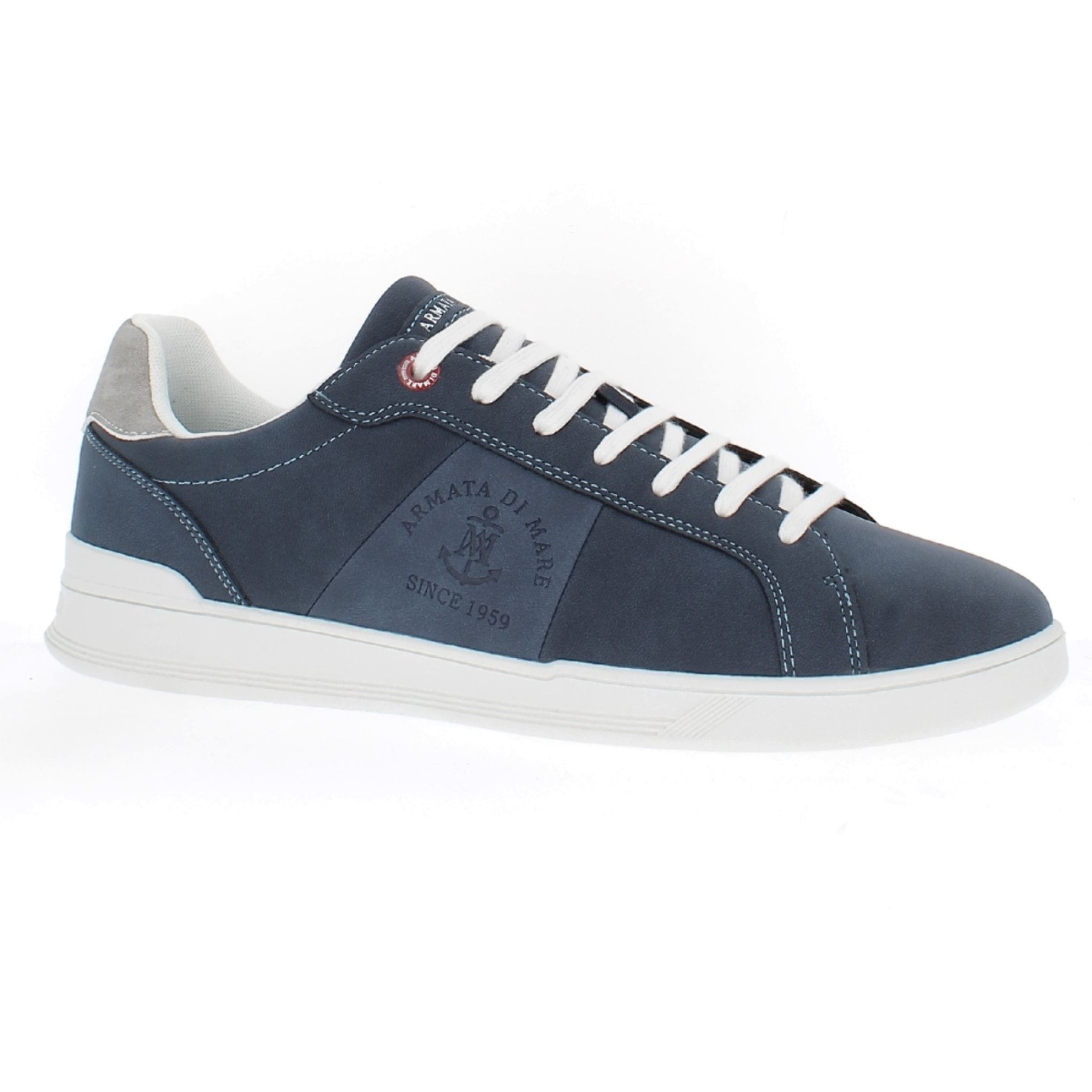 Armata di Mare Scarpe Uomo Sneakers Casual Stringate Basse con Soletta Rimovibile in Memory Foam AMU S24D547 Navy