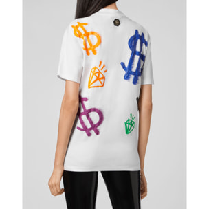 PHILIPP PLEIN T-shirt Round Neck SS Baroque cross