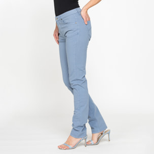 PANTALONI COLORATI IN TELA STRETCH