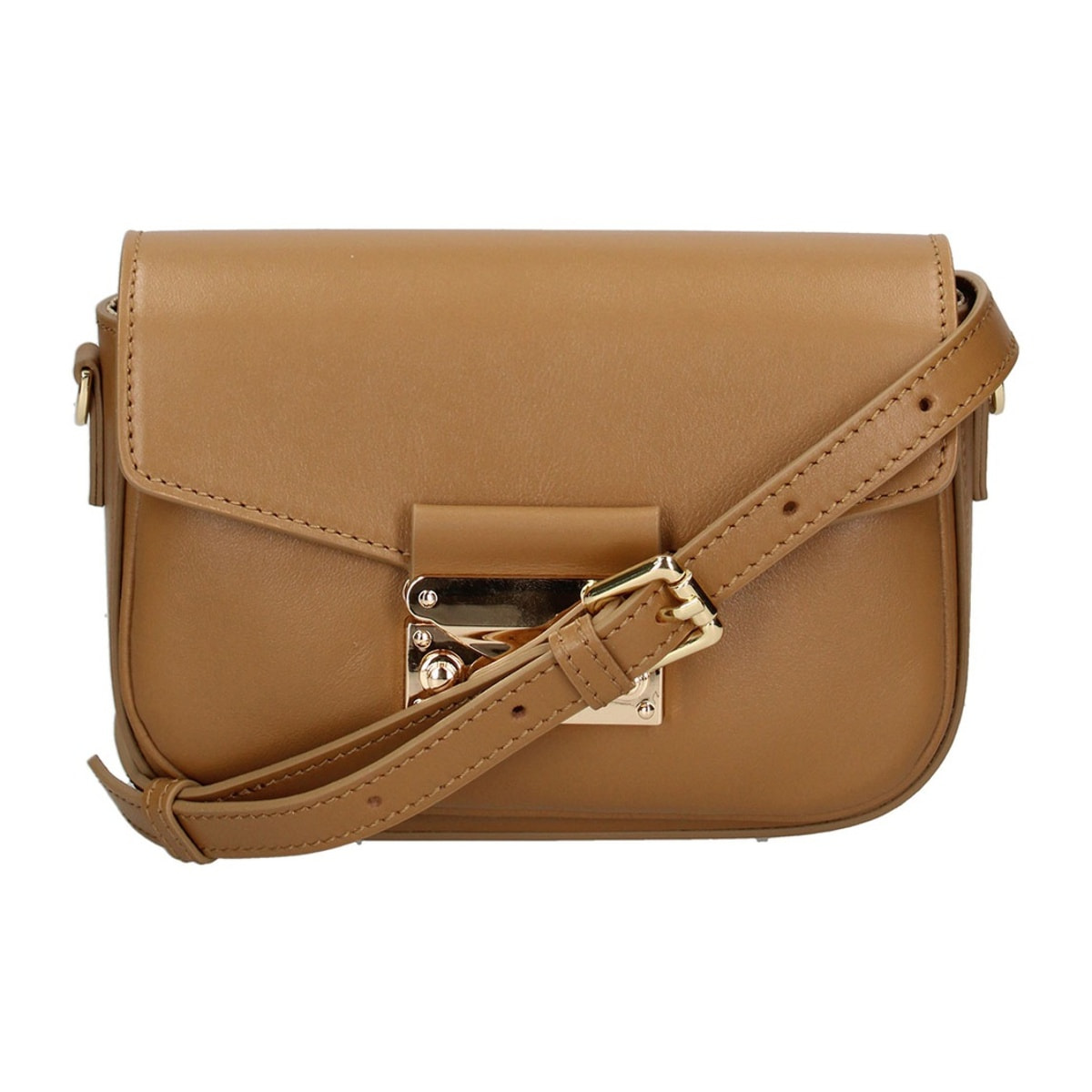 Borsa a tracolla da donna - Modello False - Vera pelle - 18.0 x 12.0 x 5.5 cm